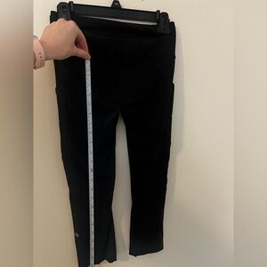 Lululemon Black Leggings, size 6, inseam 23”